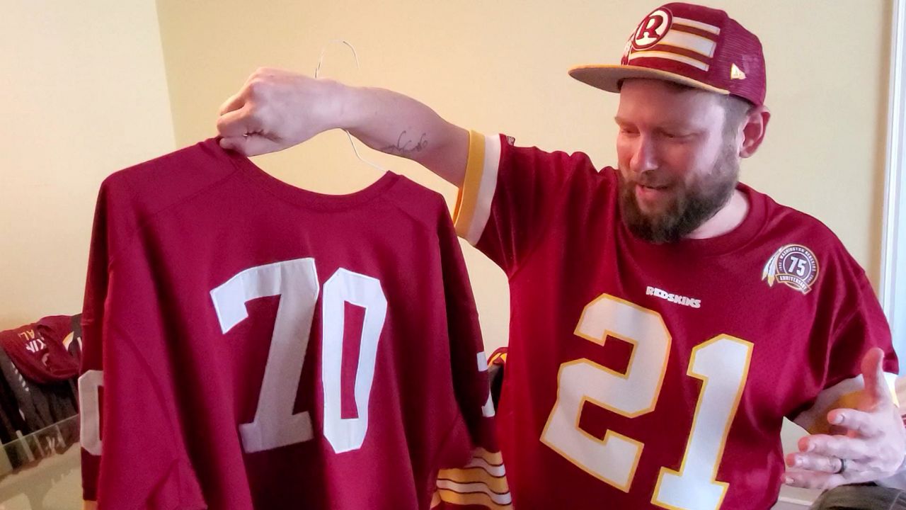 I Married Into This Washington Redskins Football NFL T-Shirt