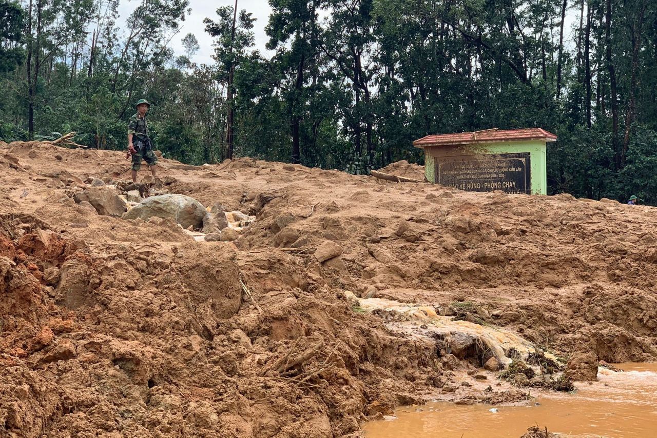 Vietnam landslide hits army camp, buries 22 personnel