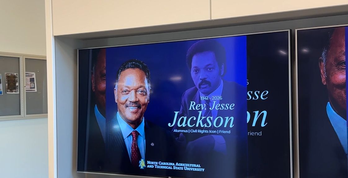 North Carolina A&T honors alumnus Rev. Jesse Jackson