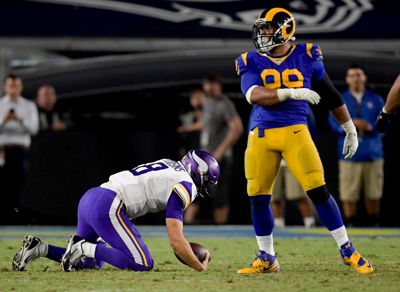 Goff Has 465 Yards, 5 TDs, Propels Rams Past Vikings, 38-31