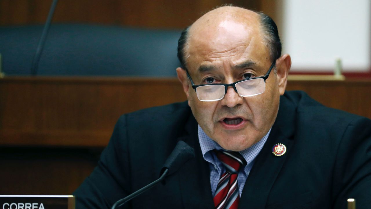 Rep. Lou Correa, D-Calif., is seeking to establish August as Chicano-Chicana Heritage Month, to honor Mexican American contributions to United States history. (Chip Somodevilla/Pool via AP, File)