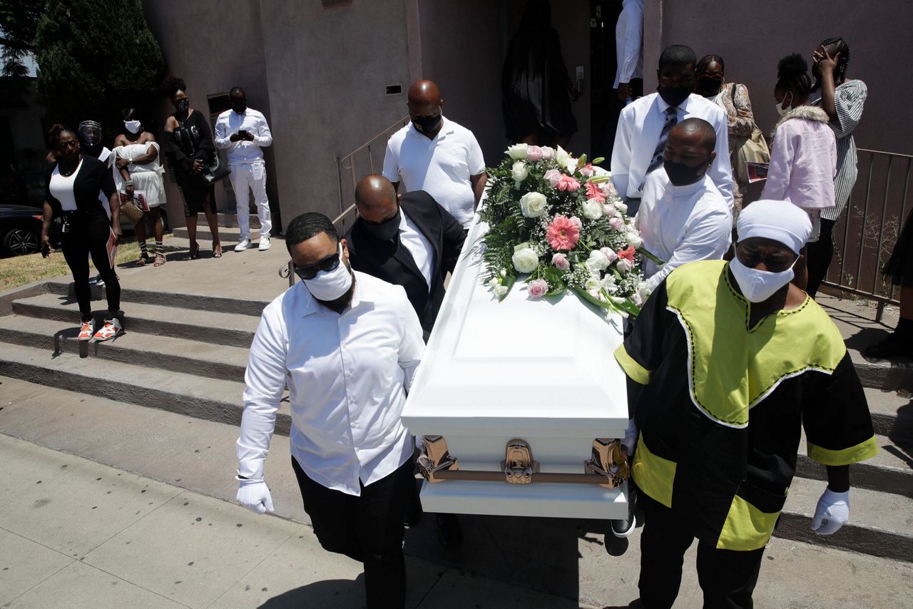 Fear and empathy at LA funeral home serving Black families