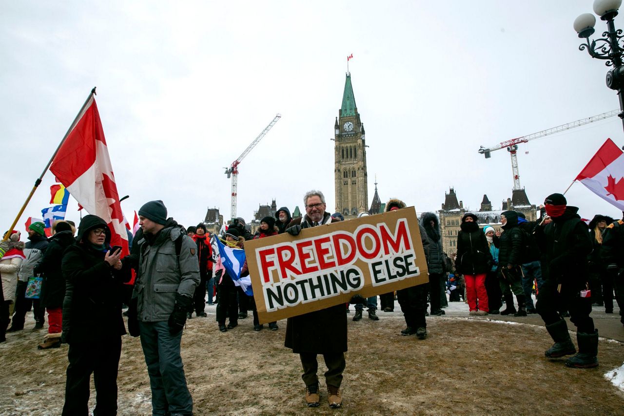 Canada protests sound common refrain: 'We stand for freedom' - Vimarsana News