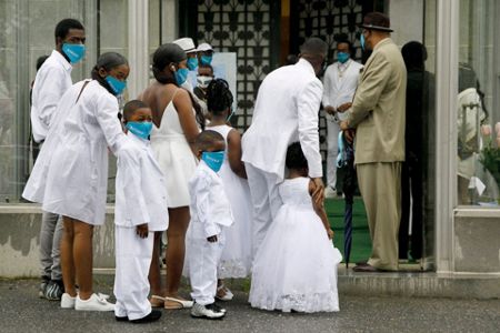 All white shop dress for funeral