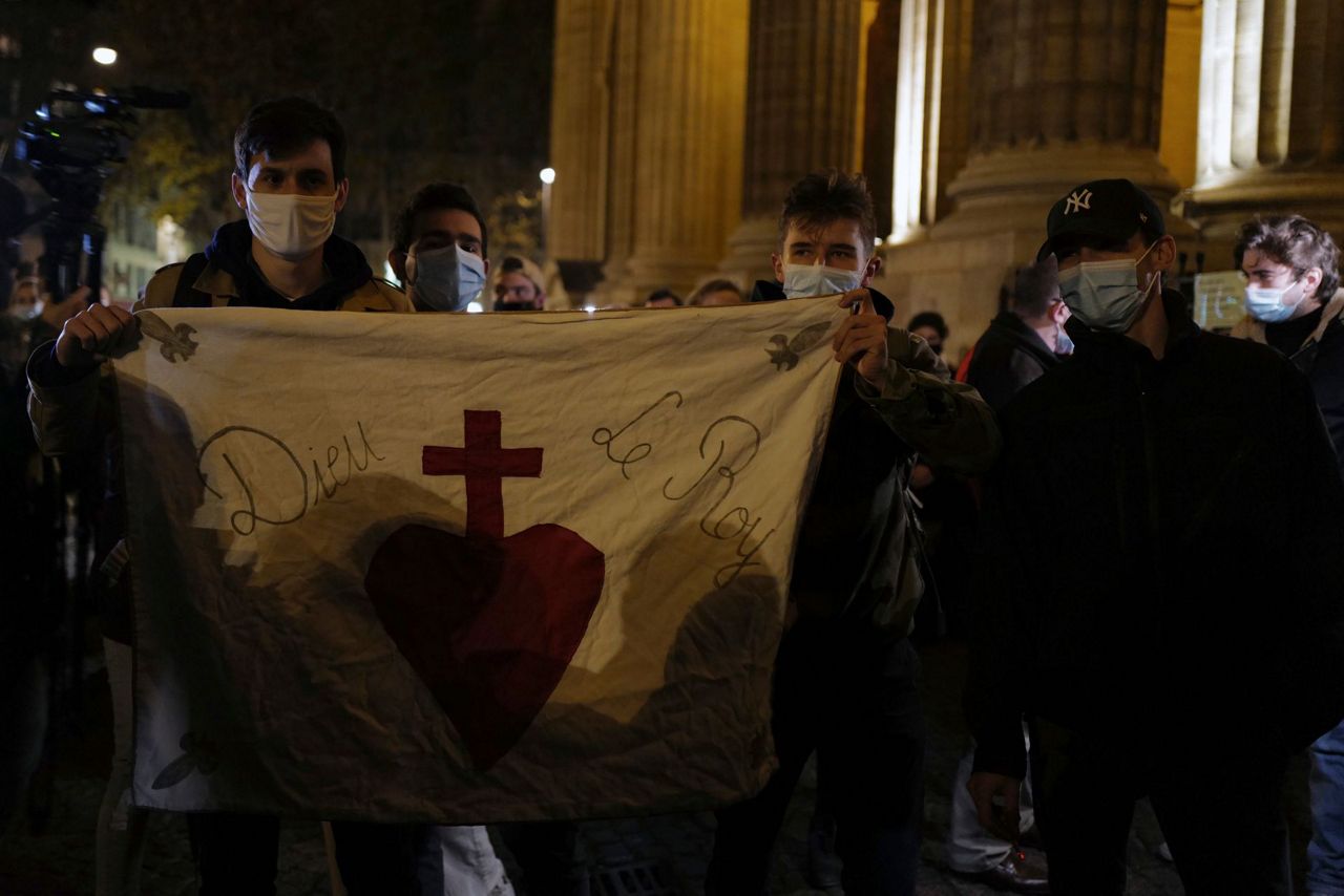 French Catholics protest for end to lockdown on Mass