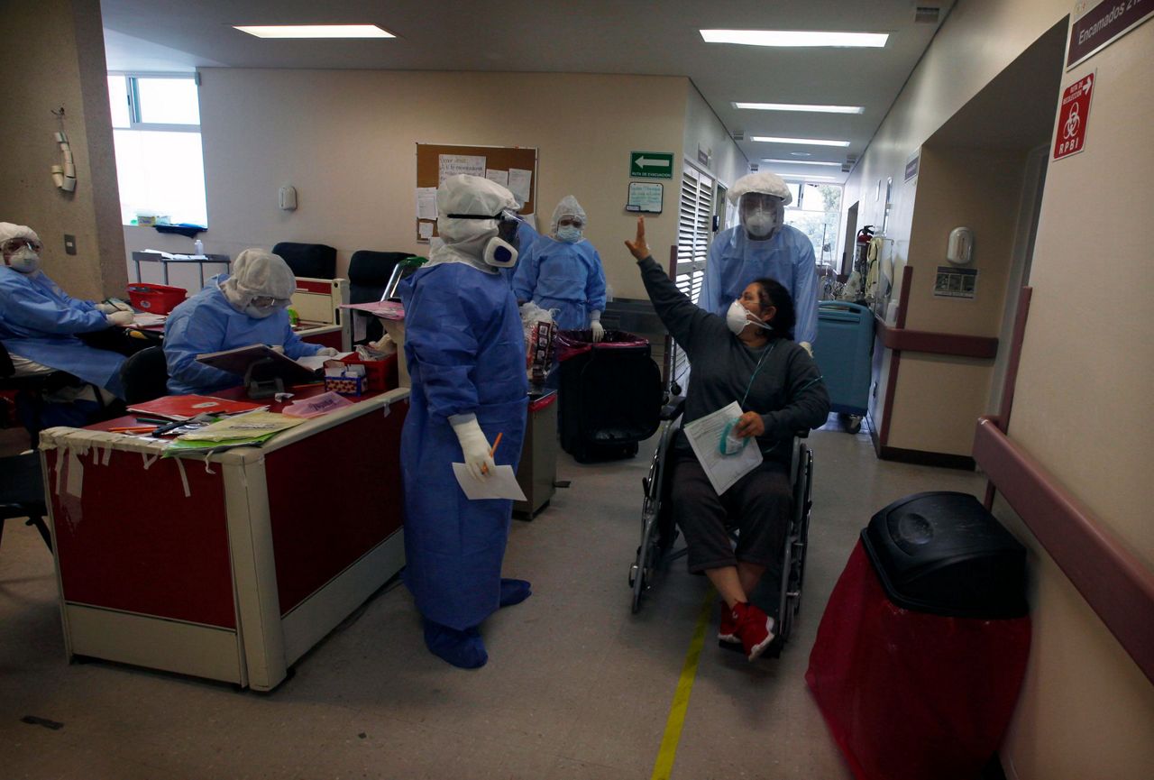 Mexico City hospitals are filling up, but so are the streets