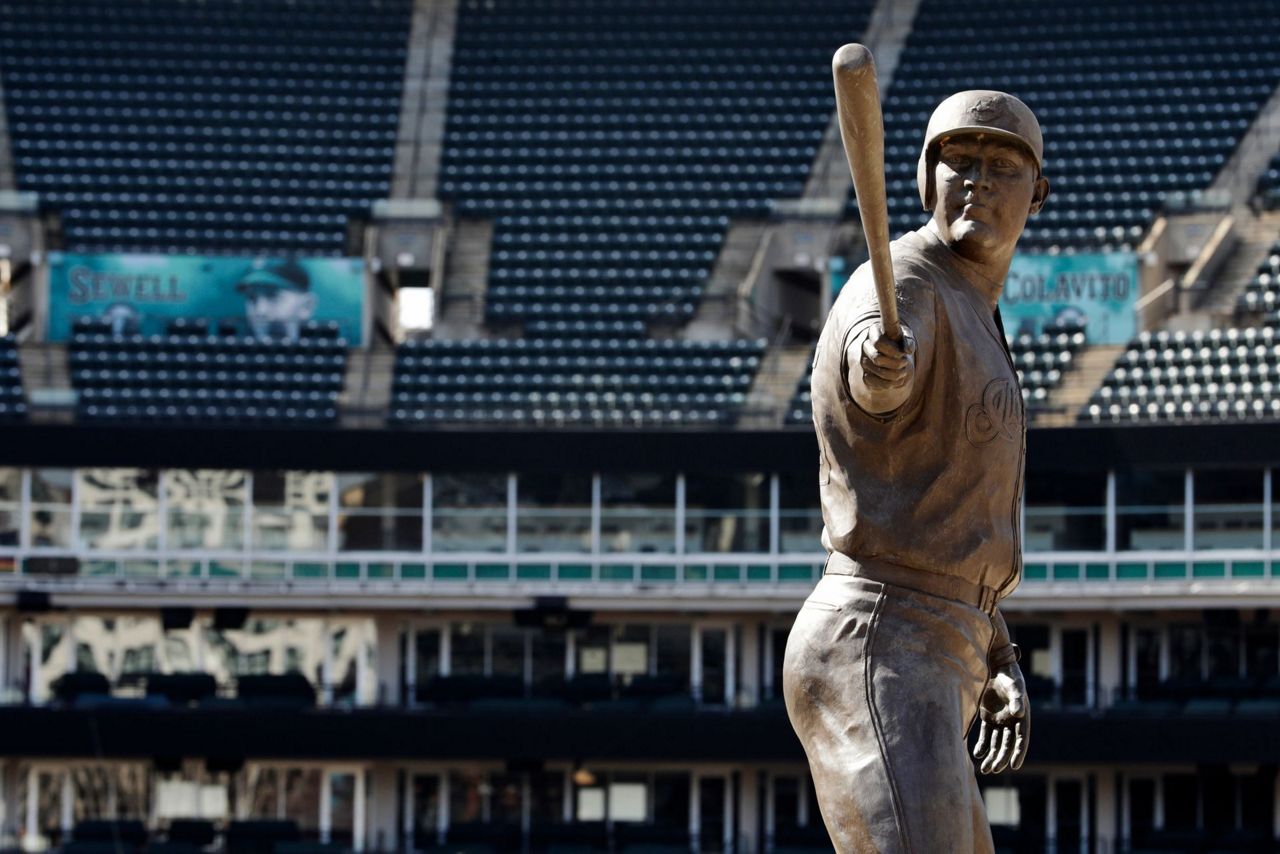 AP PHOTOS: Stadiums deserted as virus postpones opening day