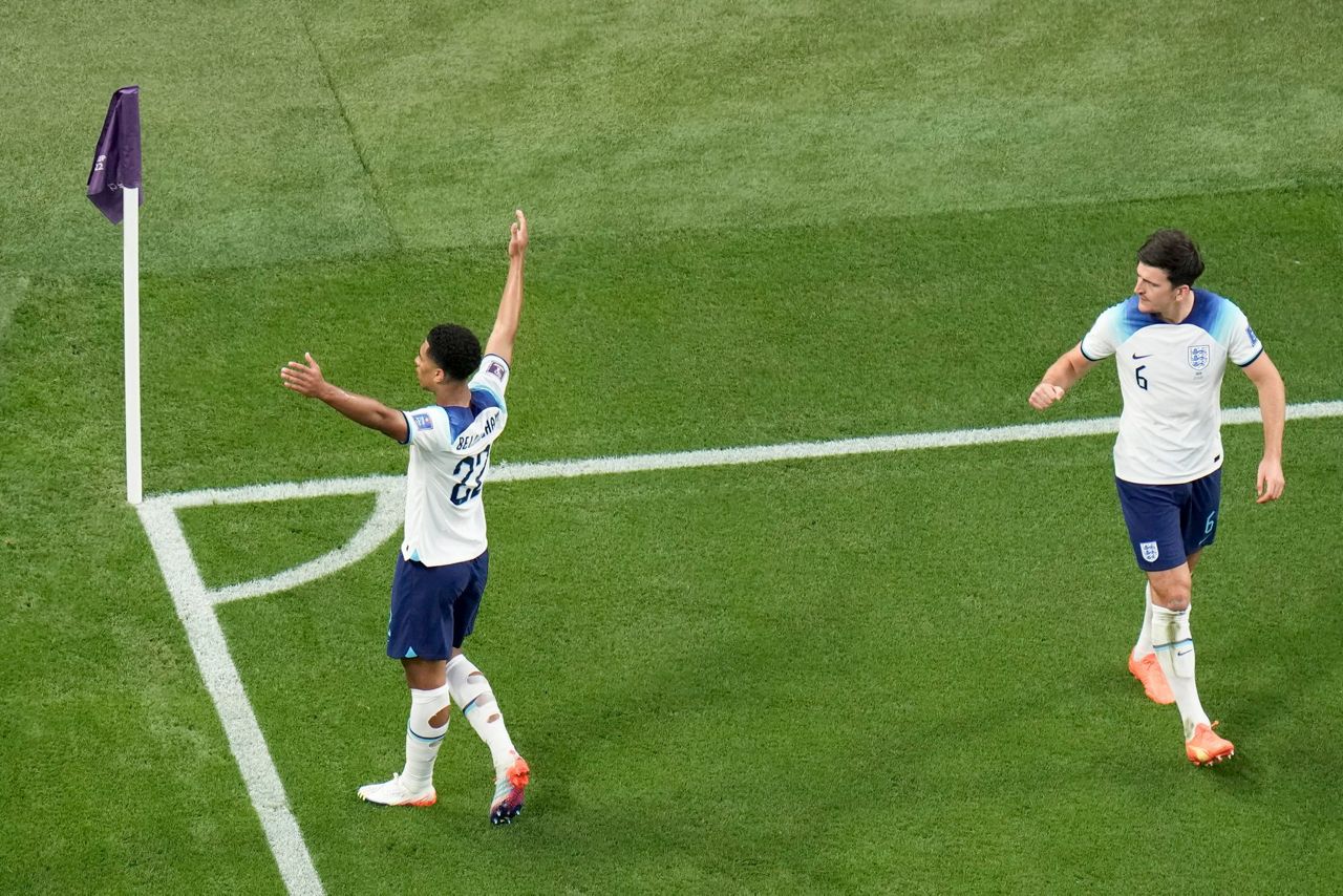 Bellingham scores, gets serenaded in his World Cup debut