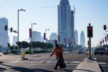 Empty streets, cranes: the city built for Qatar's World Cup - The San Diego  Union-Tribune