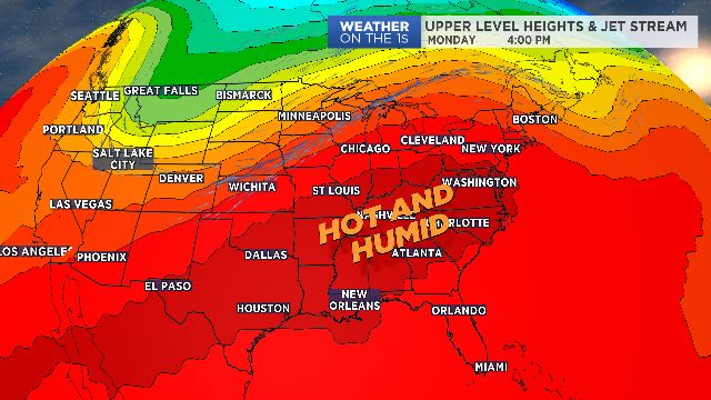 Heat and humidity make a comeback
