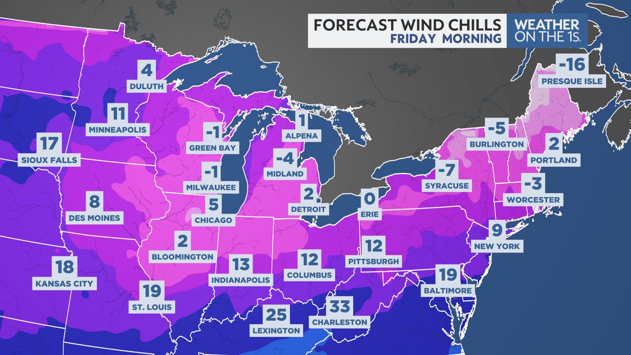 Record Cold and Bitter Wind Chills