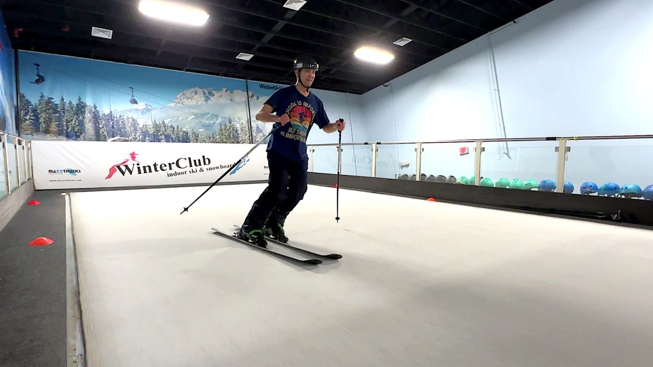 Learning to ski and snowboard indoors