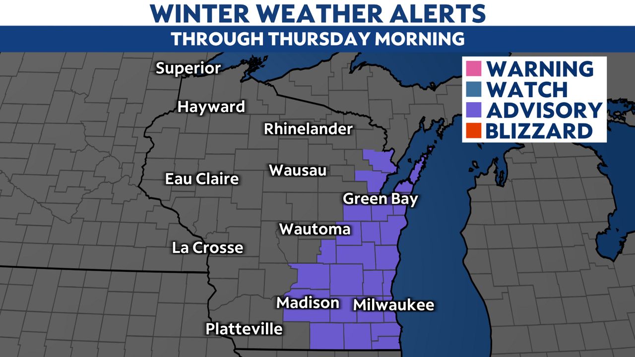 First impactful snowfall of the season for parts the state