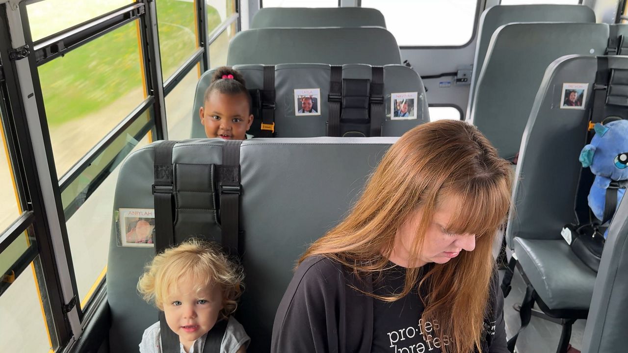 kids on the bus
