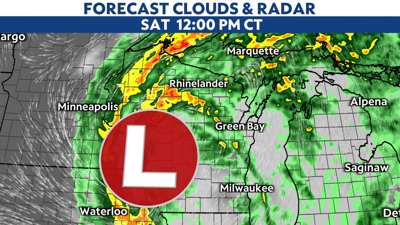 Heavy rain and gusty winds come with a cooldown