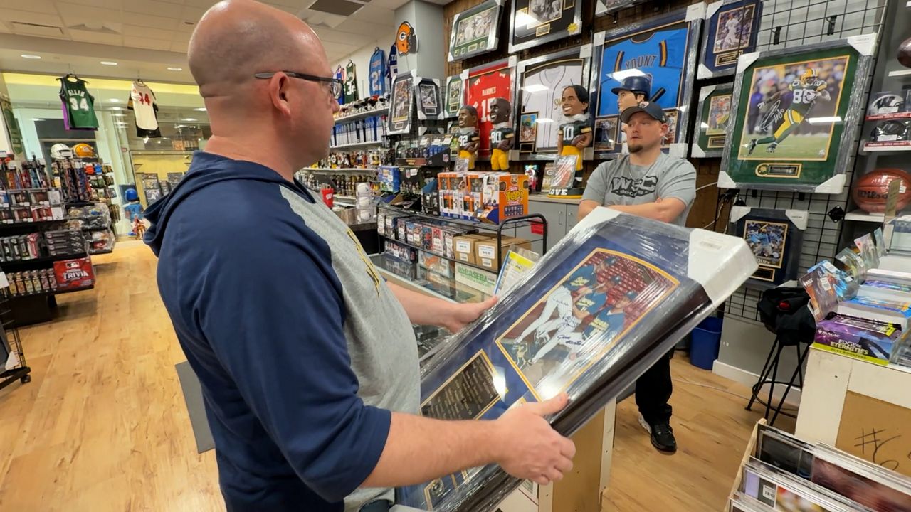 'I'm emotional about this': Fan memorializes the magic of the Brewers' run