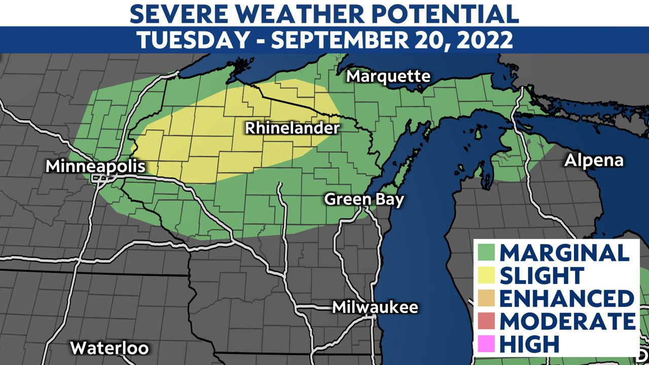 Strong and severe storms possible late Tuesday