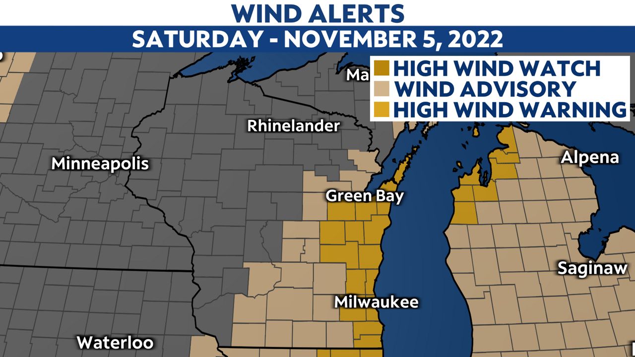 Heavy rain and gusty winds come with a cooldown