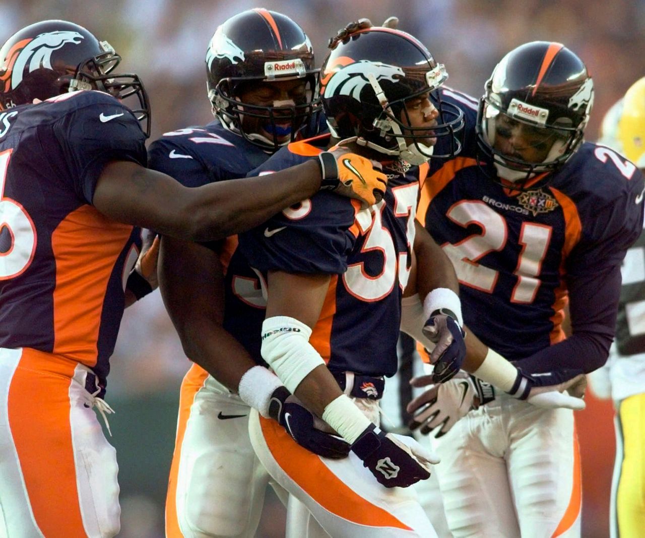 The Denver Broncos are celebrating Super Bowl XXXII, 25 Years