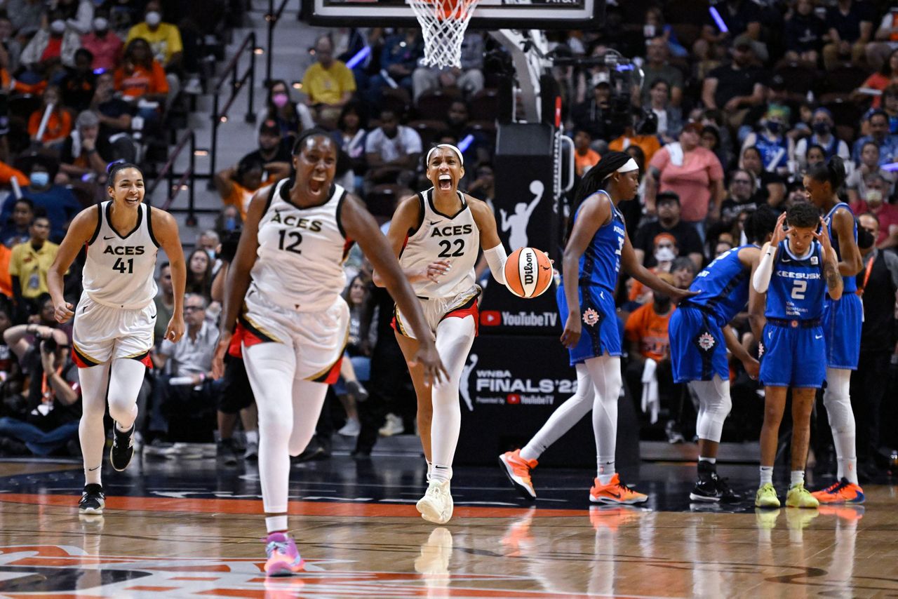 Las Vegas Aces win first WNBA title, Chelsea Gray named MVP