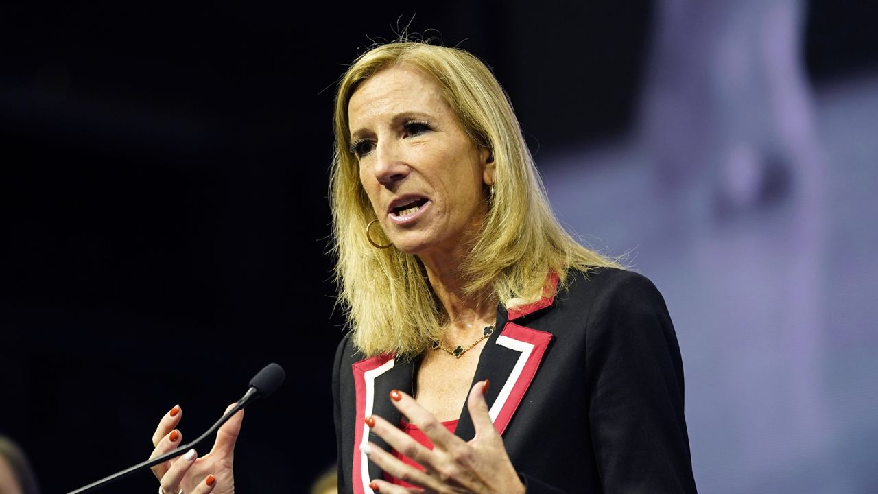 WNBA commissioner Cathy Engelbert (AP Photo)