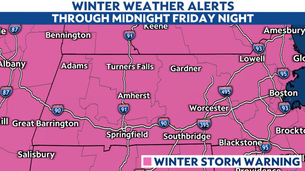 Winter storm brings heavy snow on Friday