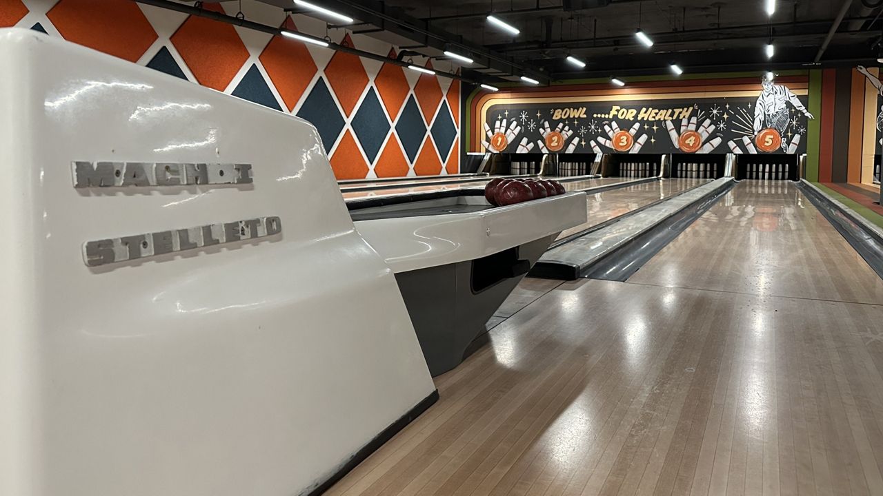 The facility will feature 10 candlepin lanes. (Spectrum News 1/Cam Jandrow)