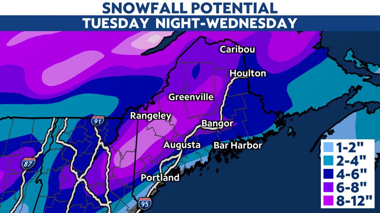 Storm still on track to bring snow, rain and gusty winds