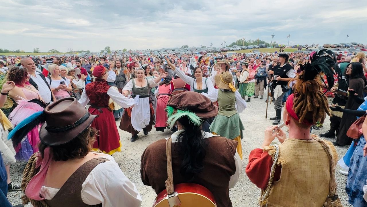 Thousands of people come to enjoy the Renaissance festival in Waynesville every weekend during the season. 