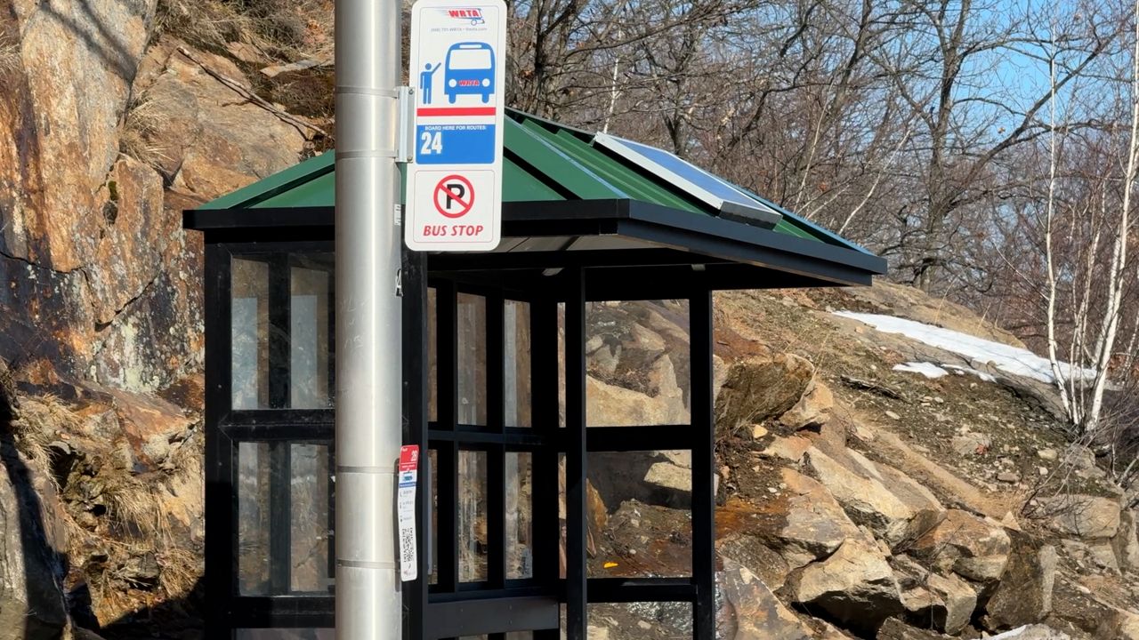 WRTA riders navigating snow banks