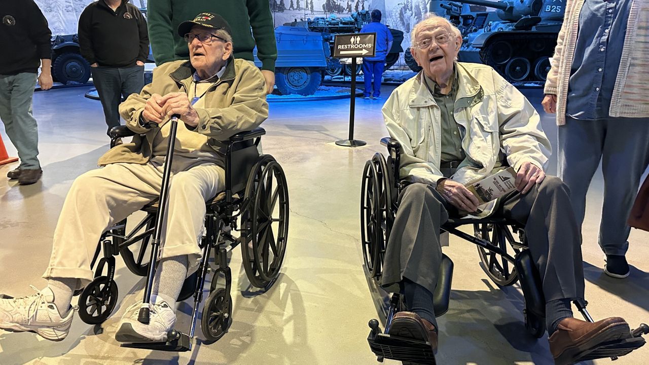 100-year-old WWII vets honored at American Heritage Museum