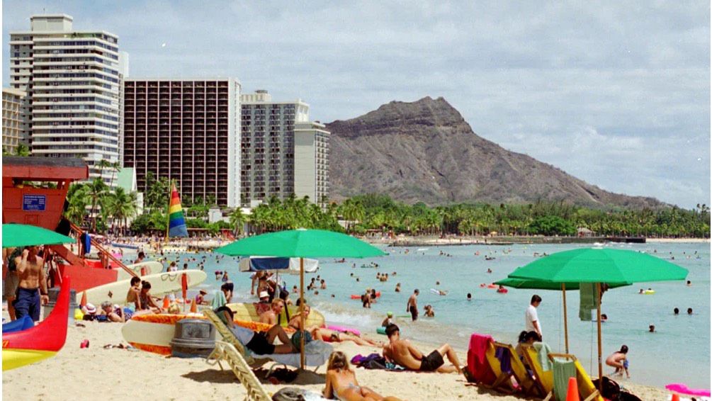 State law prohibits the presetting of beach chairs or other equipment on beaches under state jurisdiction. (Associated Press, file)