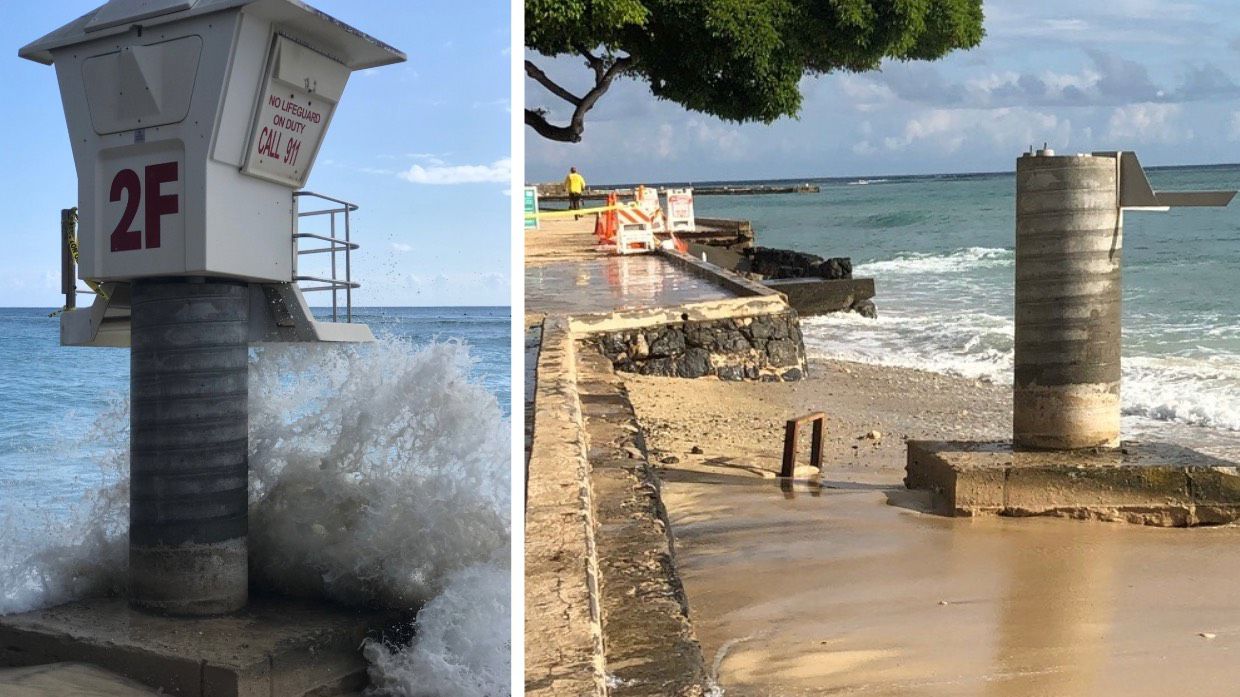 City to remove, replace lifeguard stand in Waikiki