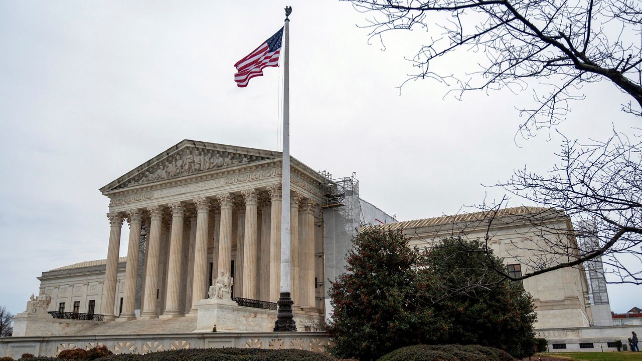 The Supreme Court is photographed Wednesday, Feb. 28, 2024 in Washington. (AP Photo/Jacquelyn Martin)