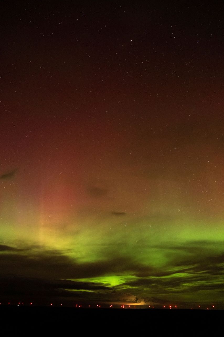 Severe solar storm creates dazzling auroras farther south