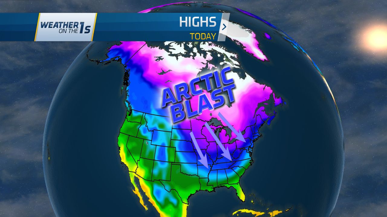 Arctic Blast On The Way for Friday and the Weekend