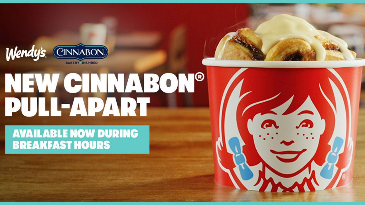Wendy’s new Cinnabon® Pull-Apart has officially leaped onto breakfast menus nationwide with sweet deals for fans starting on Feb. 29. (Photo courtesy of PR Newswire)
