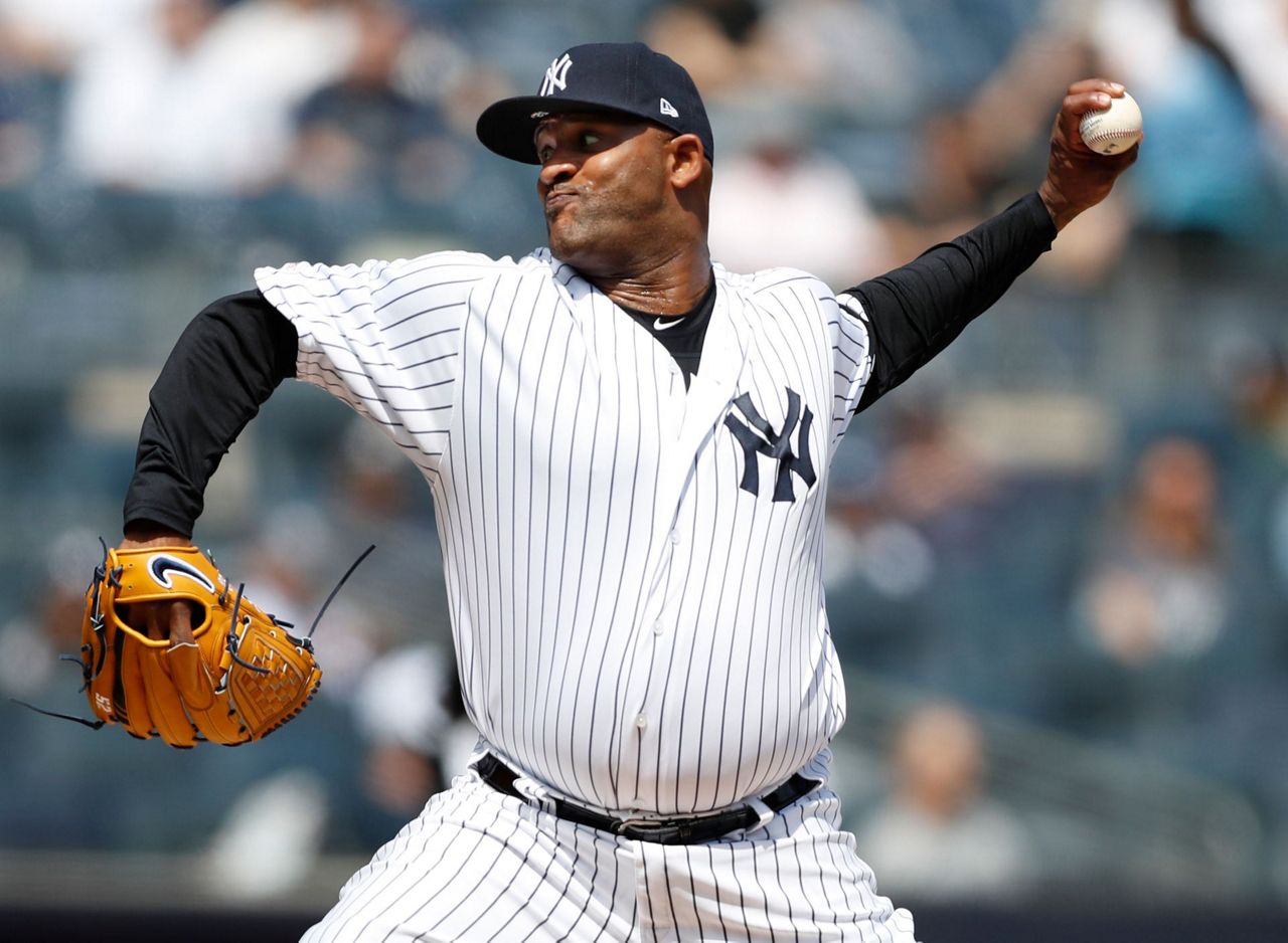 Yankees pitcher CC Sabathia reaches 3,000 strikeouts