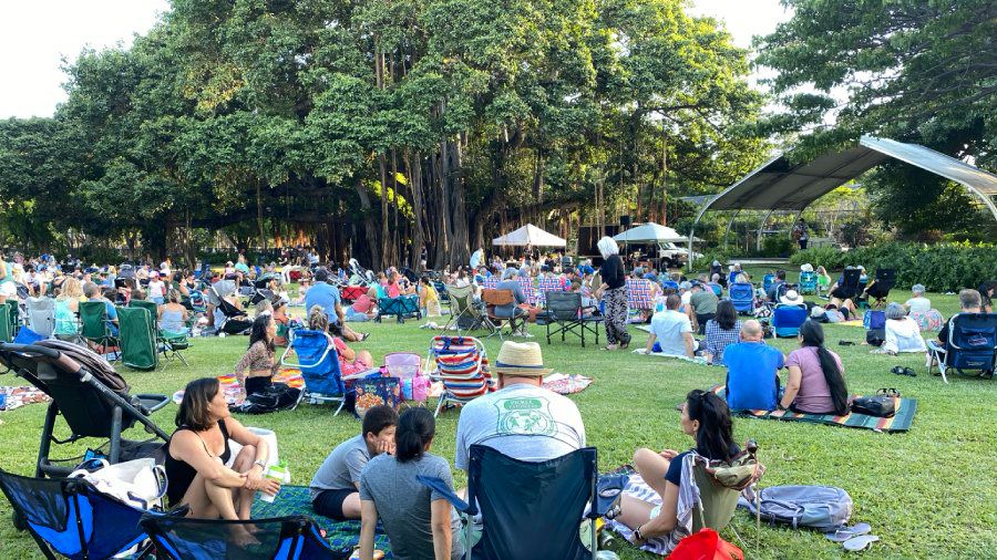 Bring your beach chairs and blankets and get ready to enjoy a lineup of award-winning musicians at Honolulu Zoo's Wildest Show Summer Concert Series. (Spectrum News/Sarah Yamanaka)