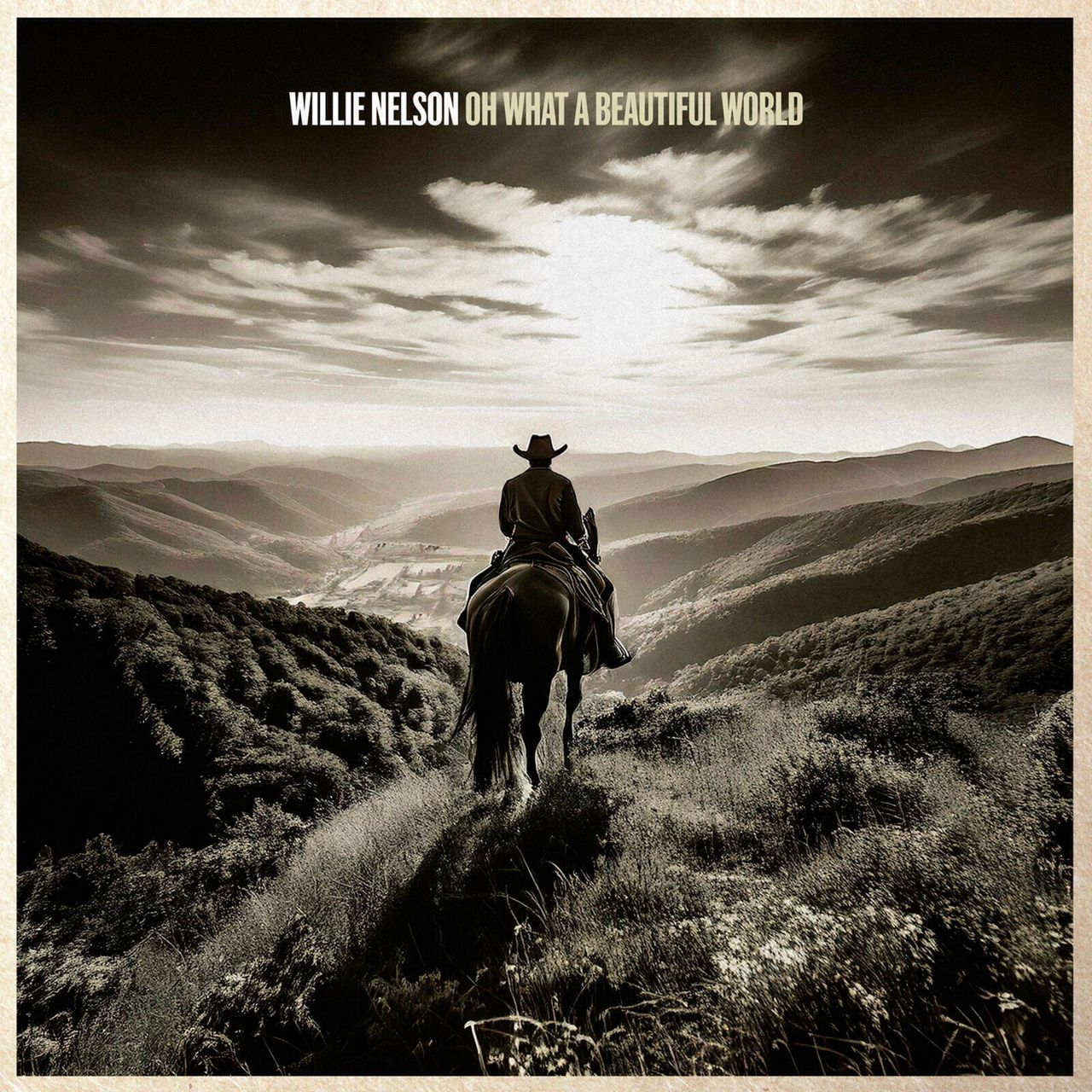 This album cover image released by Sony shows "Oh What A Beautiful World" by Willie Nelson. (Sony via AP)