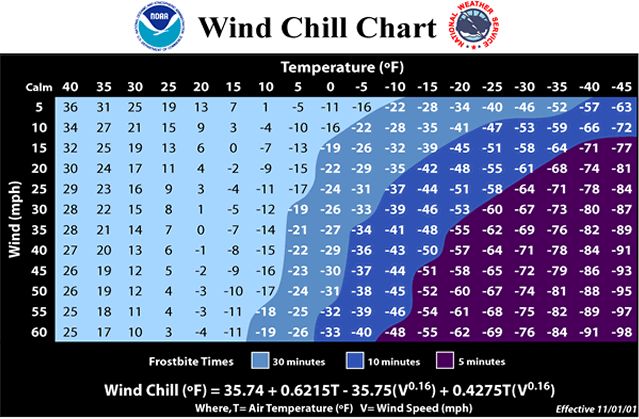 What exactly is a wind chill?