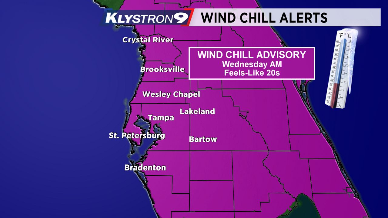 Wind chill graphic