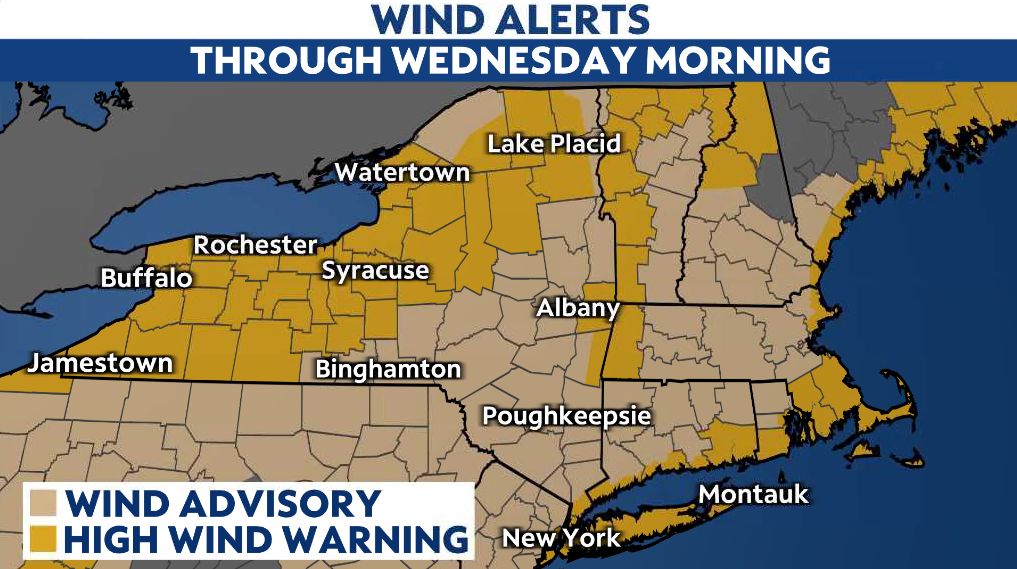 A strong storm brings hazards including damaging wind