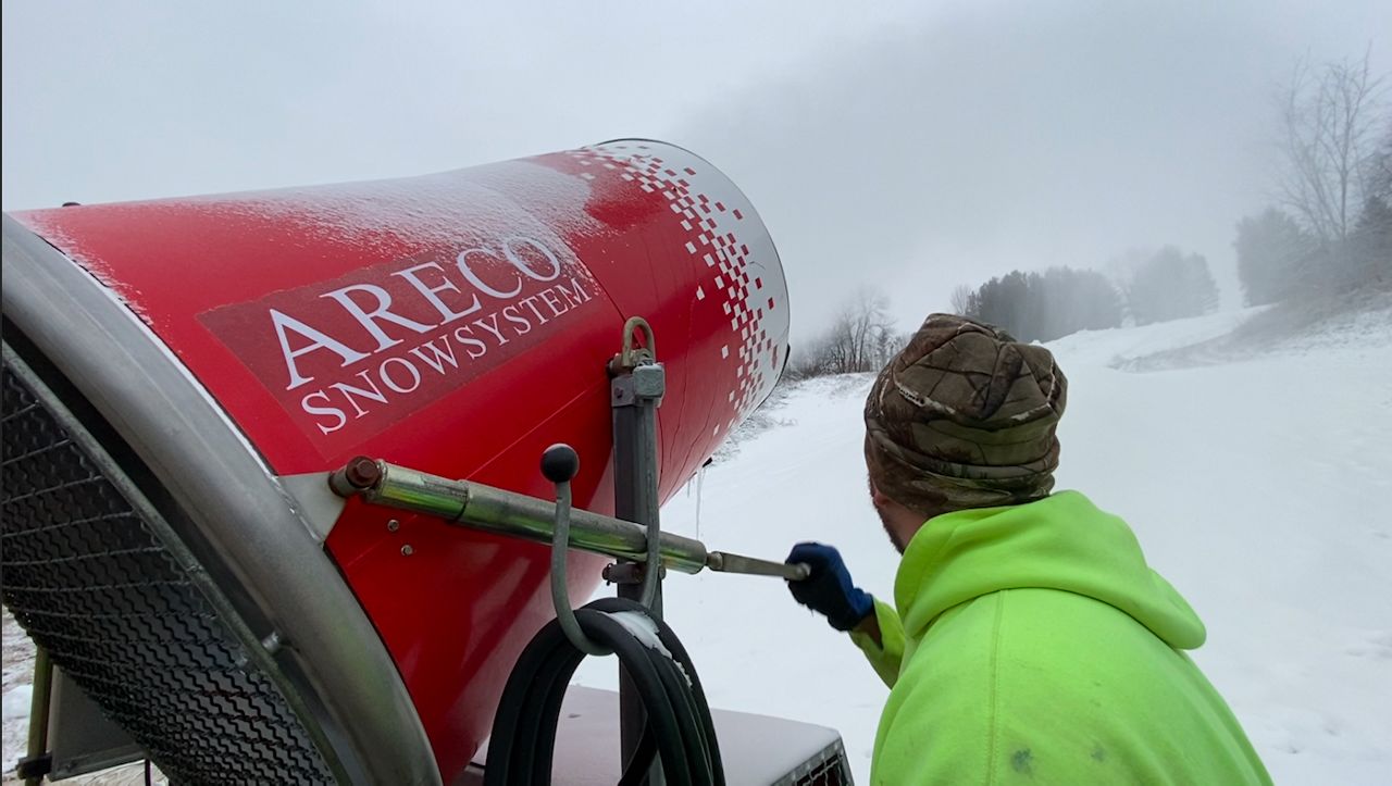 Kewaunee's Winter Park making snow for ski, snowboard, tubing season