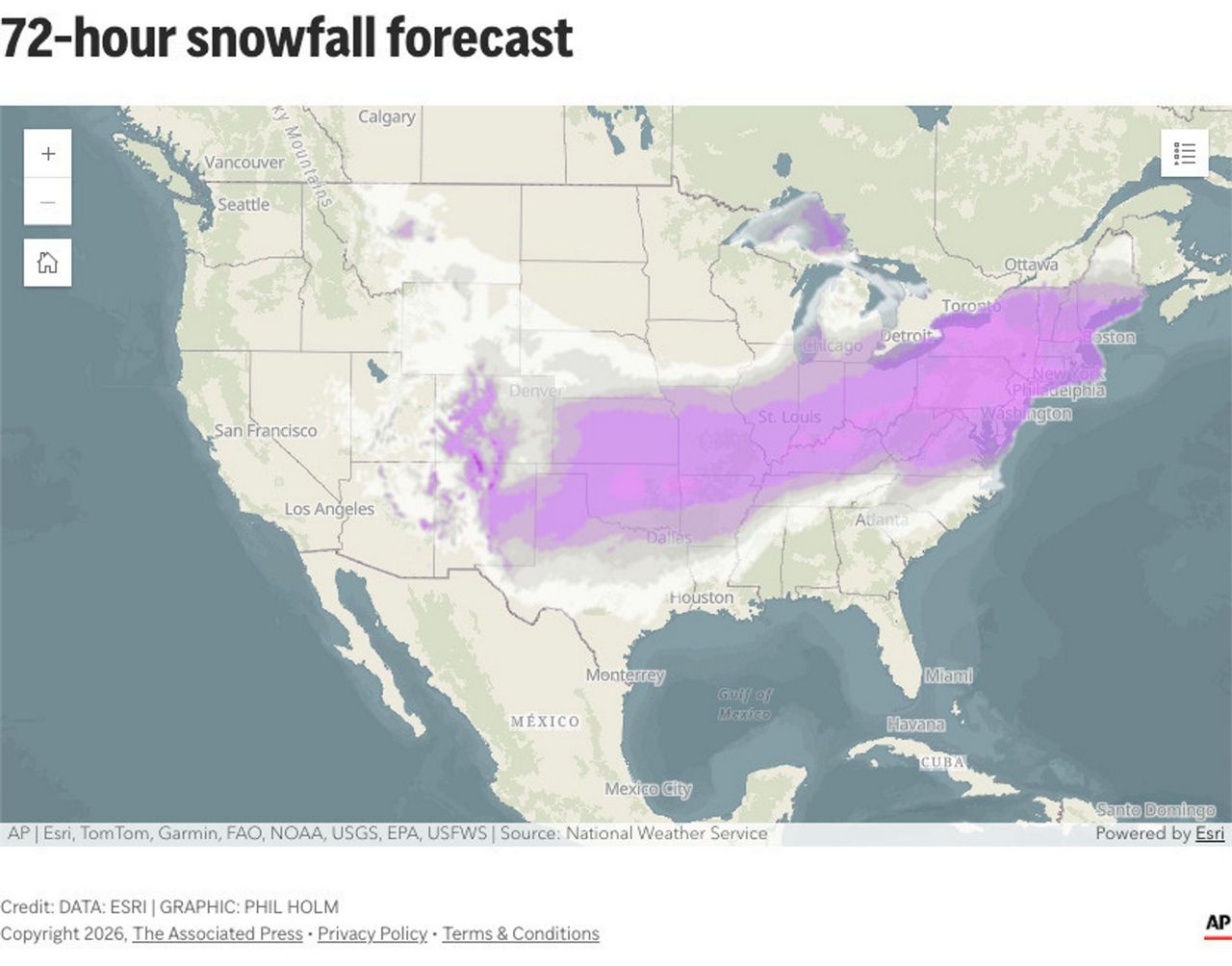 Texas and Oklahoma brace for snow and ice as winter storm barrels ...
