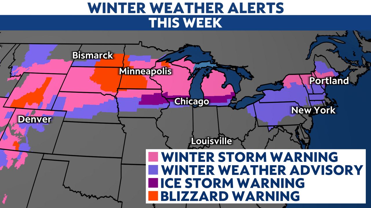 Multiple storms are bringing big snow to record heat