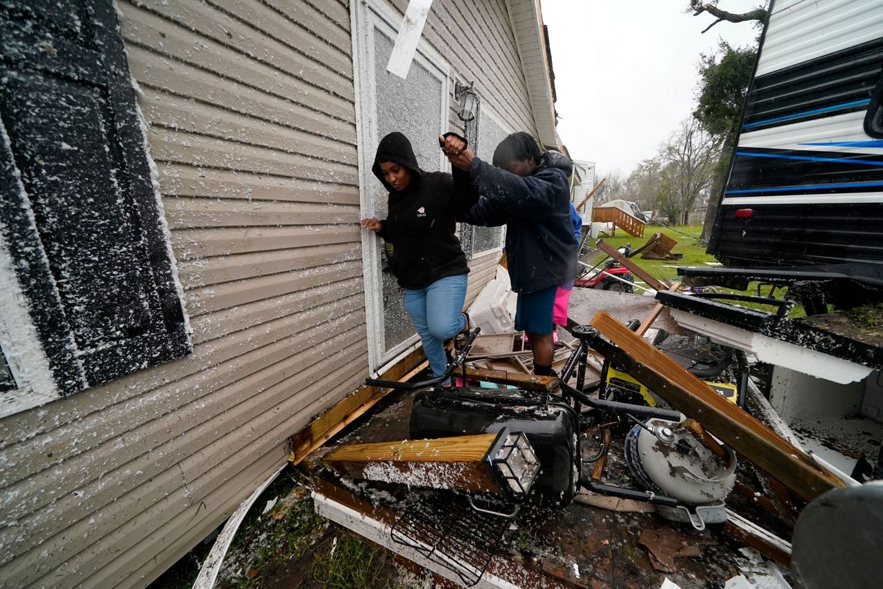 Families shattered by tornadoes in Louisiana and Mississippi