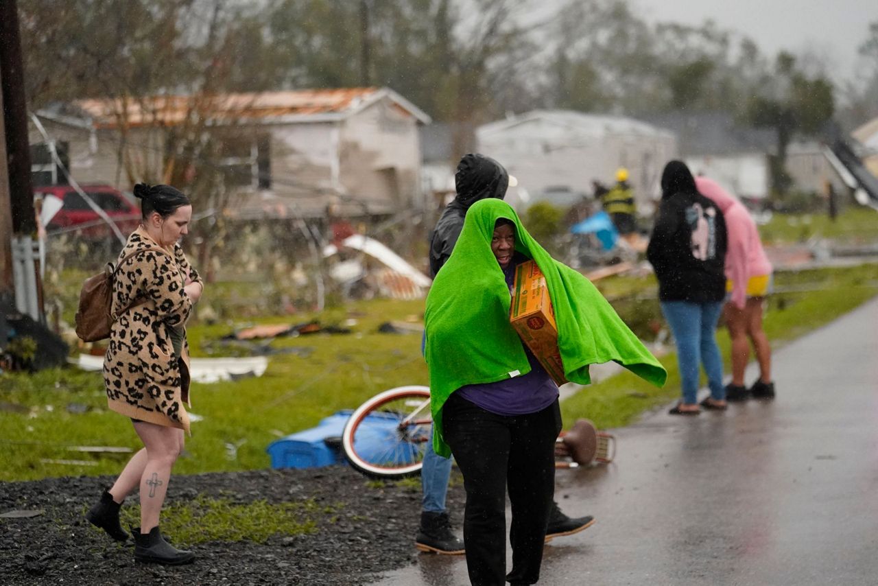 Families shattered by tornadoes in Louisiana and Mississippi