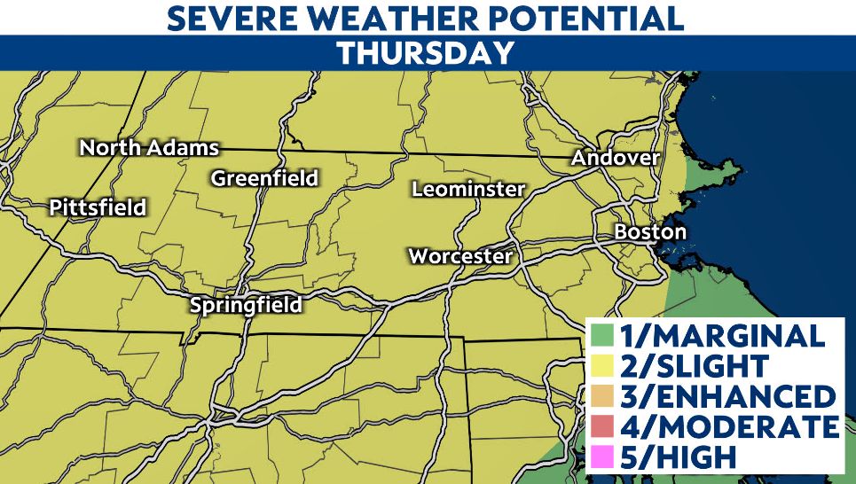 Severe weather fires up in Upstate New York and New England