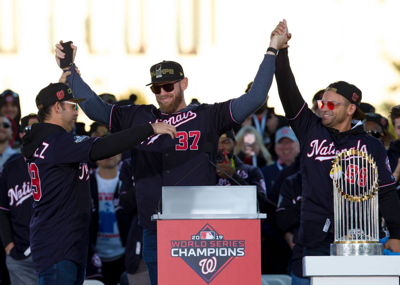 Stephen Strasburg, Anthony Rendon help Nats to World Series Game 7